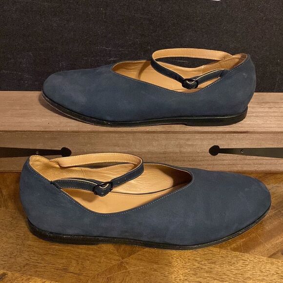 Anthropologie Shoes - Anthro x The Palatines Suede Flats 7